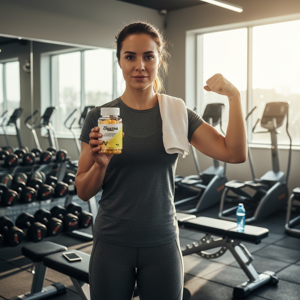 Athlete with Gummies